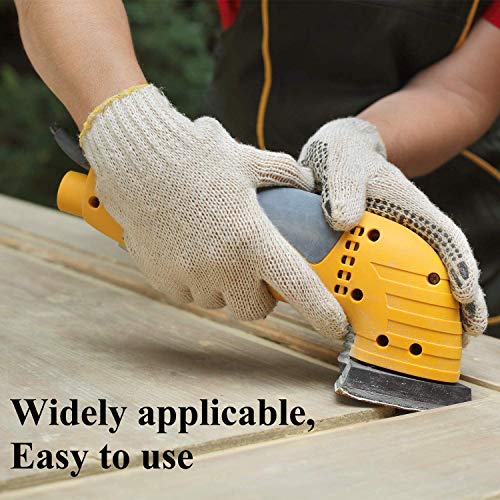 70 Pcs Multitool Sanding Pads for Oscillating Tool Triangle Sandpaper