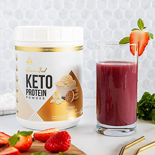 LevelUp 𝗪𝗜𝗡𝗡𝗘𝗥 𝗕𝗘𝗦𝗧 𝗞𝗘𝗧𝗢 𝗣𝗥𝗢𝗧𝗘𝗜𝗡 Grassfed Collagen Protein Powder