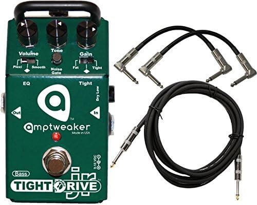 Amptweaker Bass TightDrive JR Effects Pedal w/ 3 Cables