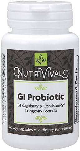 Nutrivival GI Probiotic,60 Veg Capsules