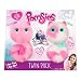 Pomsies Twin Pack Plush Interactive Toys, Packaging Syles and Colors  May Vary