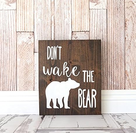baby bear nursery wall decor