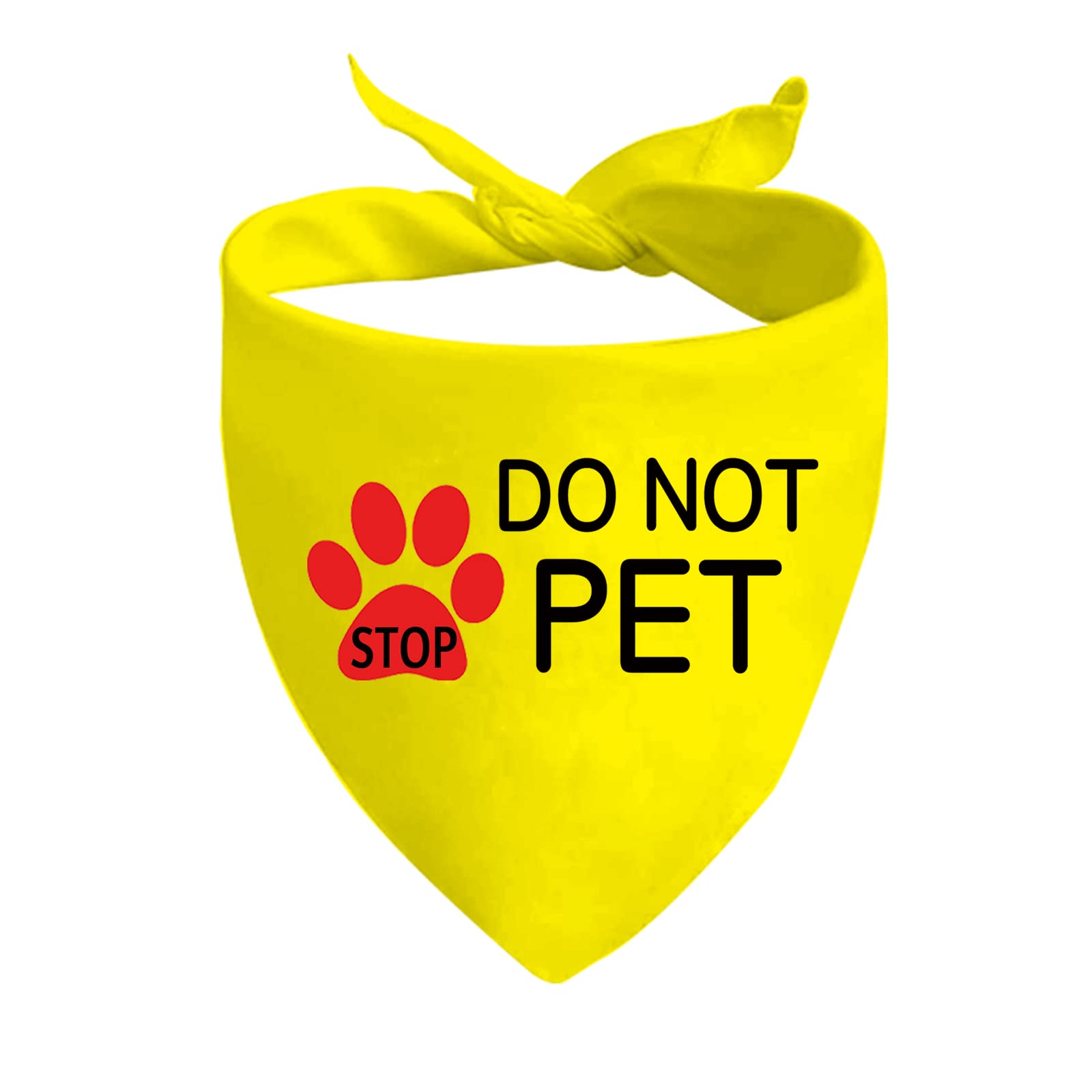 Generic Dog Bandana (Yellow, One Size)