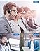 Mpow Trucker Bluetooth Headsets, 180-Hr Charging Station Wireless Headset with Microphone Noise Canceling, Over-The-Head Headset with Mute Function, Lightweight Earpiece for Truck Drivers/Call Center