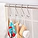 IPOW 20 PCS Larger 4-inches Kitchen Tools Flat S Shaped Hooks Brushed Stainless Steel Metal Kitchen Pot Pan Hanger Storage Hanging Rack