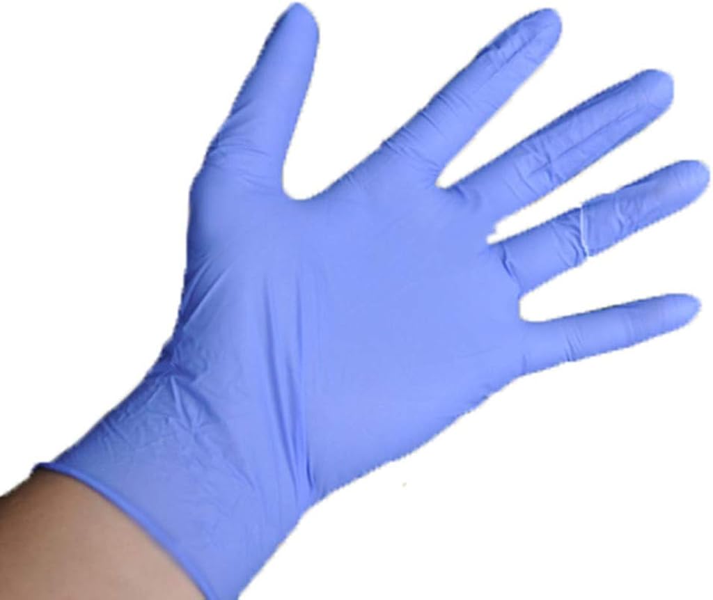 PASHY 20/100PC Clear Food Gloves Disposable Gloves Food Safe are Latex-Free Rubber Comfortable Exam Gloves