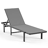 Aluminum Chaise Lounge Chair Outdoor, Patio Lounge