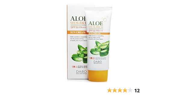 dabo aloe vera calming cream