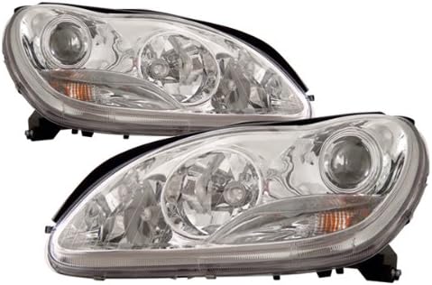 Mercedes S Class W220 Chrome LED Halo Projector Headlights
