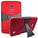 For SPRINT LG G Pad F7.0 inch LK430 ONLY (NOT FITS FOR LG G PAD 7.0 INCH TABLET) Case, Bvgande [Le Mes Series] (Red)