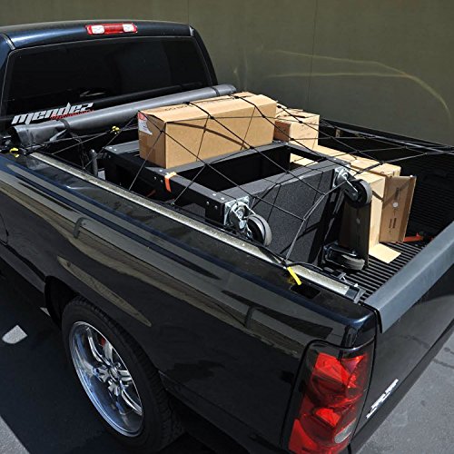 Tooluxe 50970L Extra Large Bungee Cargo Net with 28 Hooks, 72” x 96” | Lightweight, Flexible and Compact