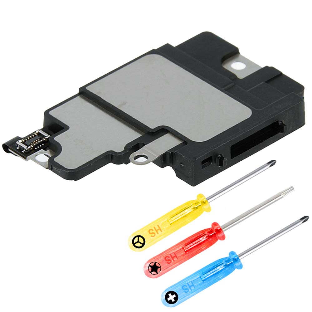 MMOBIEL Loud Speaker Compatible with iPhone X - 5.8 inch - 2017 - Ringer Buzzer Flex Cable Loudspeaker Replacement - Incl. Screwdrivers