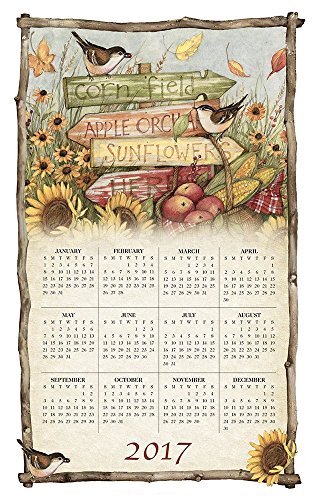Nature's Palette 2017 Calendar Towel