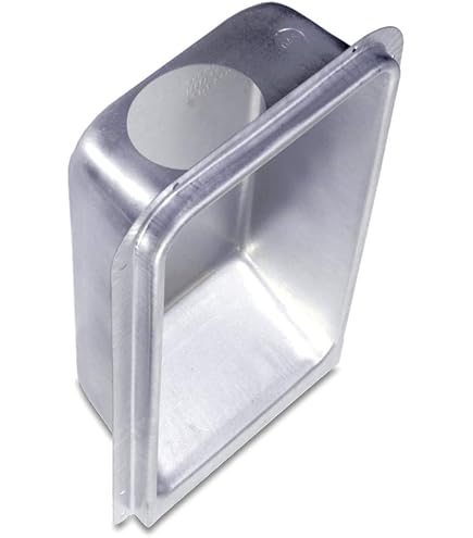 Scatola Di Sfiato Per Asciugatrice In Metallo Bianco Con Anello Di - Foto 6