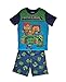 AME Minecraft Steve Creeper Pajama Sleep Wear Set For Boys, Blue, Medium / 8