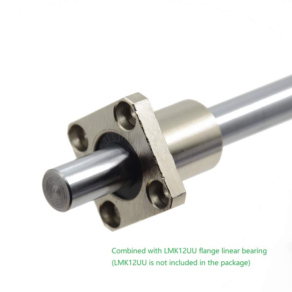 .472 x 19.67 inches ReliaBot 2PCs 12mm x 500mm Metric h8 Tolerance Case