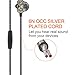 COCOCAT HR-007 Twin Driver High Resolution Heavy Bass In-Ear Headphones with Microphone and Remote for iOS Android - with Premium Foam Earbud Tips for Sport and Isolation Plus Sound