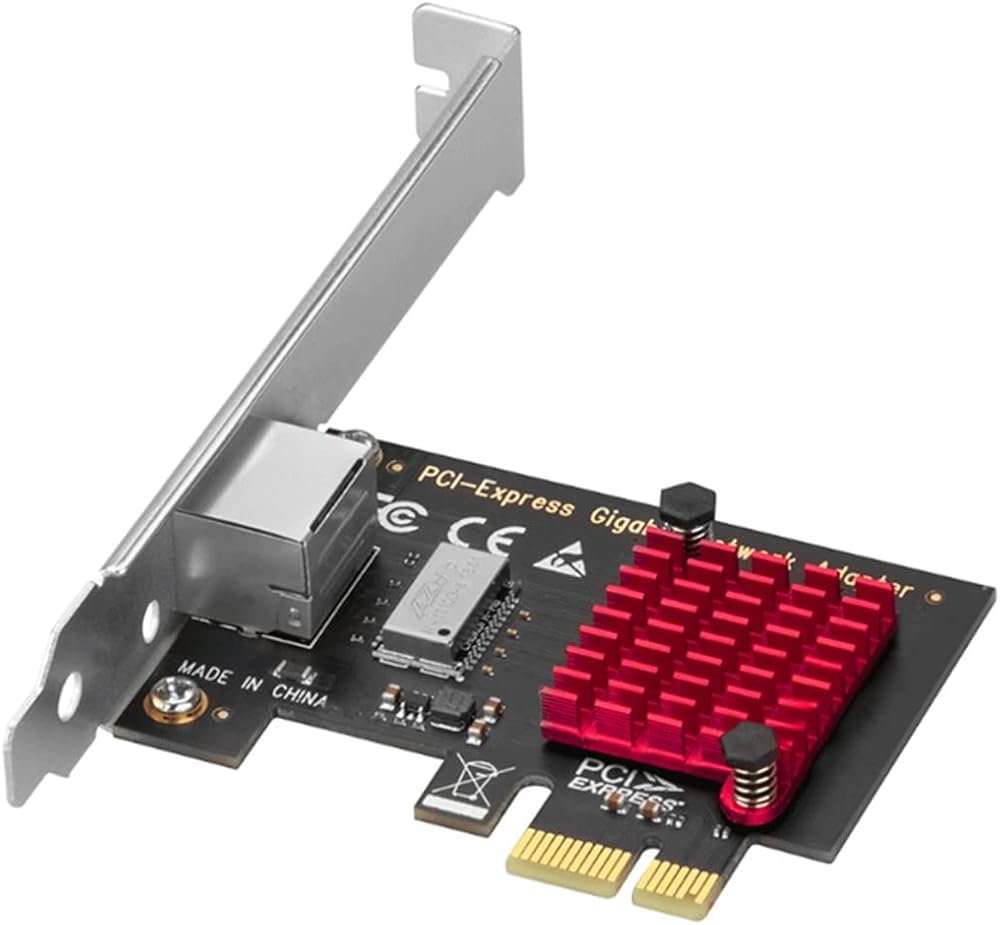 Tsadeer 2500Mbps PCIe Gigabit Network Card 2.5G RJ45 LAN Adapter Windows XP-10