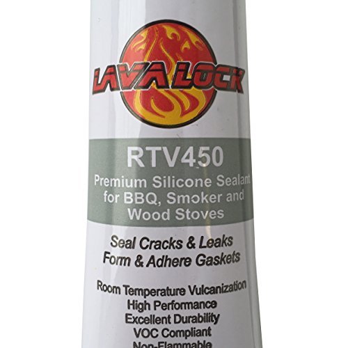 Click Here to See More Images LavaLock Food Safe BBQ grade adhesive grill smoker High Temp RTV Silicon - CLEAR 3 ounce