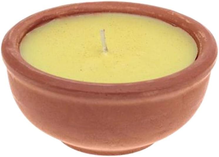 Prices New Citronella Mini Terracotta Candle Pot 15 hour burntime