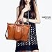SiMYEER Women Casual Handbags Pu Leather Shoulder Bag Messenger Tote Bag Top Purse