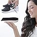 ELEFT in-Sock Invisible Height Increase Half Insole, Memory Foam Insoles for Shock Absorption, Lift Heel, Best Elevator Insoles for Men and Women 1.5cm up