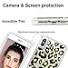 Losin Leopard Case Compatible with Apple iPhone 7 Plus/iPhone 8 Plus 5.5 Inch Ultra Thin Fashion Luxury Sparkling Liquid Quicksand Glitter Sequin Lovely Leopard Pattern Soft TPU + Hard PC Back Case