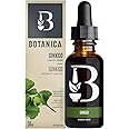 Botanica Ginkgo Biloba Liquid Herb Extract Tincture, Brain Supplement to Enhance Memory, Cognition & Overall Brain Health, 50