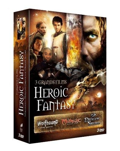 3 Grands Films D'heroic Fantasy : Wolfhound + Midnight Chronicles + Dragon Sword - Pack