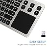 Arteck-24G-Wireless-Touch-TV-Keyboard-with-Easy-Media-Control-and-Built-In-Touchpad-Solid-Stainless-Steel-Ultra-Compact-Full-Size-QWERTY-UK-Layout-Keyboard-for-TV-Connected-Computer-Smart-TV-HTPC Arteck 2.4G Wireless Touch TV Keyboard with Easy Media Control and Built-In Touchpad Solid Stainless Steel Ultra Compact…