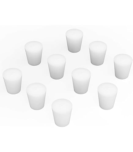 Lot De 8 Bouchons En Silicone Blanc QUARKZMAN – 29 Mm (1,14”) – Obturateurs Pour Trous, étanches Haute Température