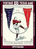 Texas A&M Aggies 2014 Vintage Football Calendar by 
