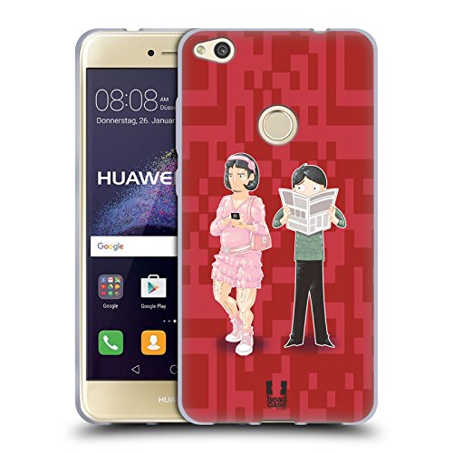 Head Case Designs Cross Dressing Wut Soft Gel Case for Huawei P8 Lite (2017)