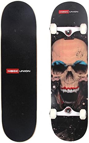 31 Inch Black Complete Freeride Longboard with Seven-tier Maple and 5V Intensive Aluminum Support by Outdoor Sunshine