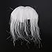 Tinksky Three-piece Halloween Costumes Self Adhesive Fake Eyebrows Beard Moustache Goatee Kit Facial Hair Cosplay Props Disguise Decoration For Masquerade Costume Party (White)