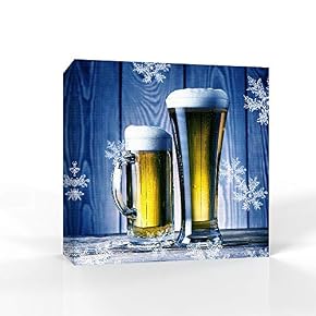 Beer Pictures Home Wall for Bedroom Living Room Paintings Framed