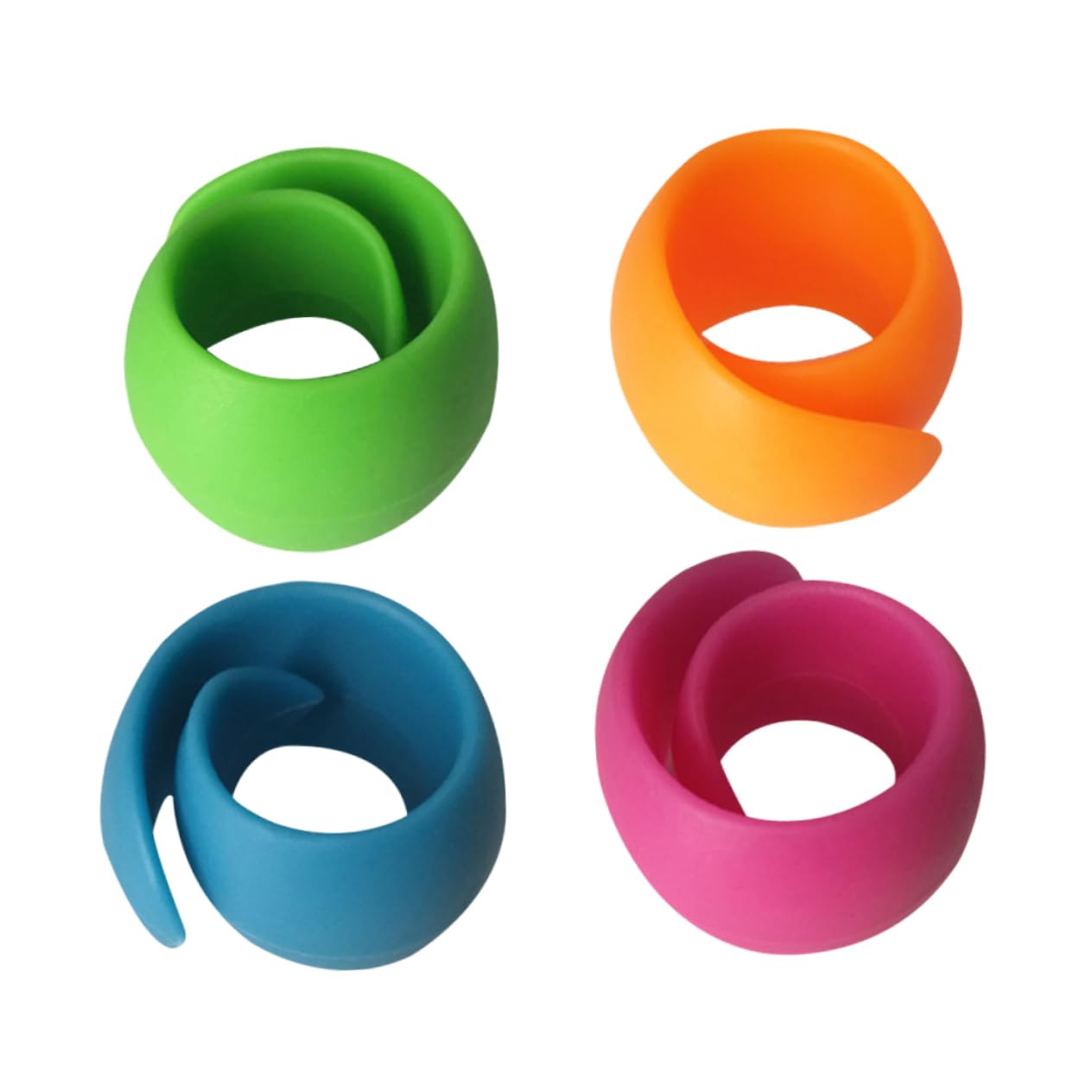 DIYEAH 4pcs Silicone Sewing Spool Holders Flexible and Durable Thread Spools Clips for Domestic Sewing Machines Prevents Thread Tails from Unwinding Easy to Use