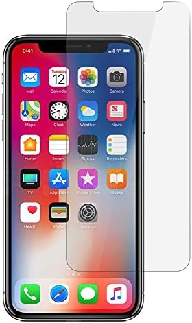 iPhone X Screen Protector, iPhone 10 GlassGuard, [Two Pack] 2.5D Tempered Glass [Case Friendly] [Anti-scratch] for Apple iPhone X 5.8 inch Screen Protector