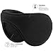 Metog Winter Outdoor Earmuffs Fleece Ear Warmer Black