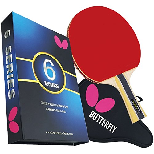 Butterfly 603 Table Tennis Racket Set - 1 Ping Pong Paddle â€“ 1 Ping Pong Paddle Case - Gift Box - ITTF Approved â€“ Great Speed and Spin