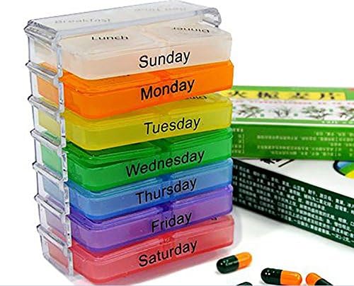 Invictus Pub Pill Box Organizer - 7 Days a Week (7color)