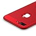 iPhone 7 Plus Case, WLKSAM [Screen Protector Included] Stylish Ultra Slim Anti-Scratch Shockproof Hard Heat Radition Lightweight Case for iPhone 7 Plus Apple Cover Accessiess (Red)