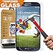 InaRock 0.26mm 9H Tempered Glass Screen Protector for Samsung Galaxy S4 I337 I545 M919 I9500 L720 Most Durable [Easy-Install Wings]