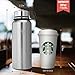 Large 50 oz Vacuum Insulated Stainless Steel Water Bottle, Double Walled, Leak Proof, Food Grade Wide Mouth Coffee Mug for Travel Camping Outdoor Sports, Keeps Drink Hot & Cold