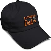 Custom Soft Baseball Hat Embroidered Dad Hat Rottweiler Dad A Embroidery Men & Ladies Baseball Cap Cotton