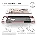 elago iPhone 7 Case [Glide][Rose Gold/Rose Gold] - [Multi-Option Case][Military Drop Test Certified][Sophisticated Shock Absorption] - for iPhone 7