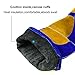 NKTM Leather Welding Gloves EXTREME HEAT RESISTANT & WEAR RESISTANT - For Tig Welders/Mig/Fireplace/Stove/BBQ/Gardening, Blue - 16In