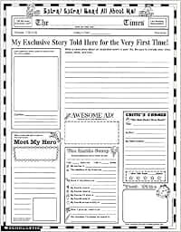 Instant Personal Poster Sets: Extra, Extra, Read All About Me!: 30 Big ...