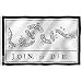 Anley Fly Breeze 3x5 Foot Join Or Die Flag - Vivid Color and UV Fade Resistant - Canvas Header and Double Stitched - Rattlesnake Flags Polyester with Brass Grommets 3 X 5 Ft primary