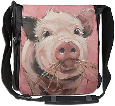 Classic Cute Pig Messenger Bag Shoulder Bag Outdoor Sports Crossbody Bag Side Bag For Men Women